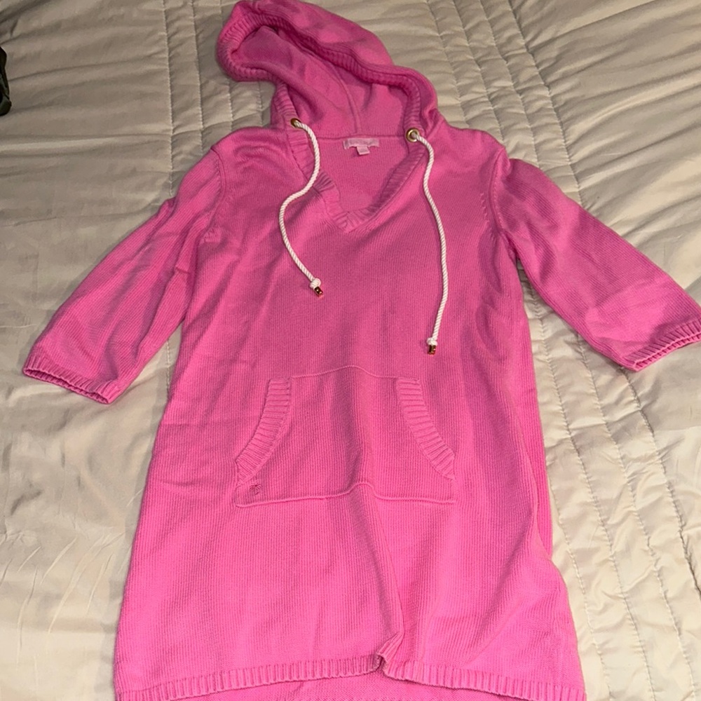 Lilly Pulitzer Pink Hooded Women's dress